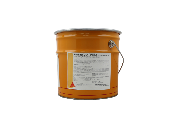 SIKA SIKAFLOOR 264T( AU) UNPIGMENTED PART A 6.55KG OF 9.7KG KIT